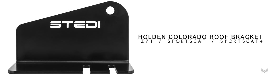 STEDI Holden Colorado Sportscat + Z71 Roof Rail Light Bar Mounting Bracket